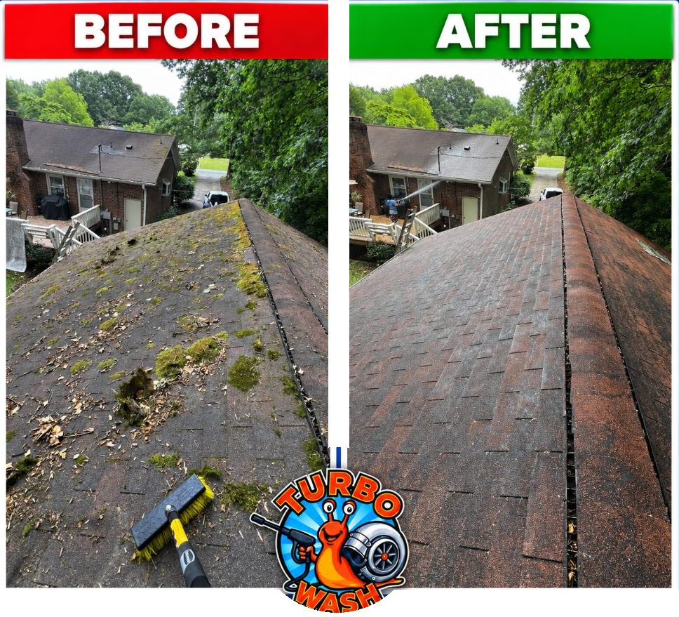 Roof washing in Raleigh, NC